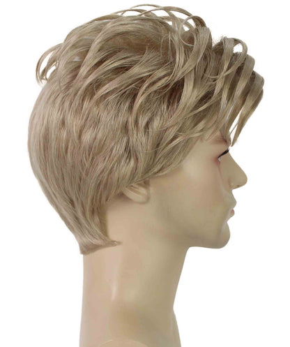 90's Rave Guy | Men's Short Gelled Middle Part | Halloween Wig | Multiple colors | Flame-Retardant Synthetic Fiber