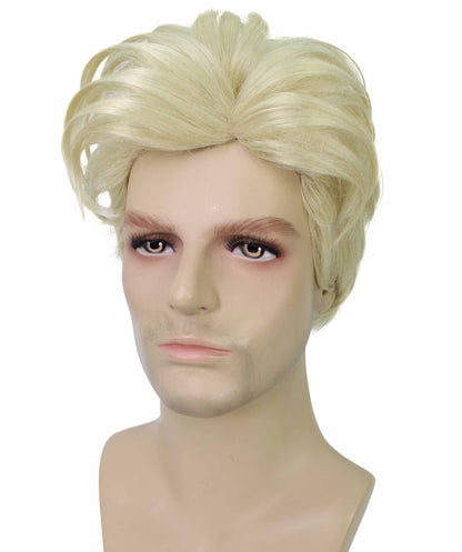 90's Rave Guy | Men's Short Gelled Middle Part | Halloween Wig | Multiple colors | Flame-Retardant Synthetic Fiber