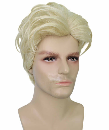 90's Rave Guy | Men's Short Gelled Middle Part | Halloween Wig | Multiple colors | Flame-Retardant Synthetic Fiber