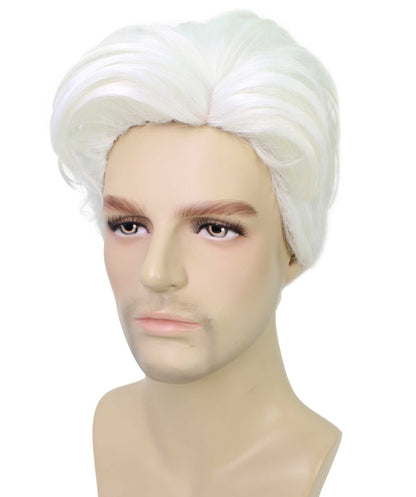 90's Rave Guy | Men's Short Gelled Middle Part | Halloween Wig | Multiple colors | Flame-Retardant Synthetic Fiber