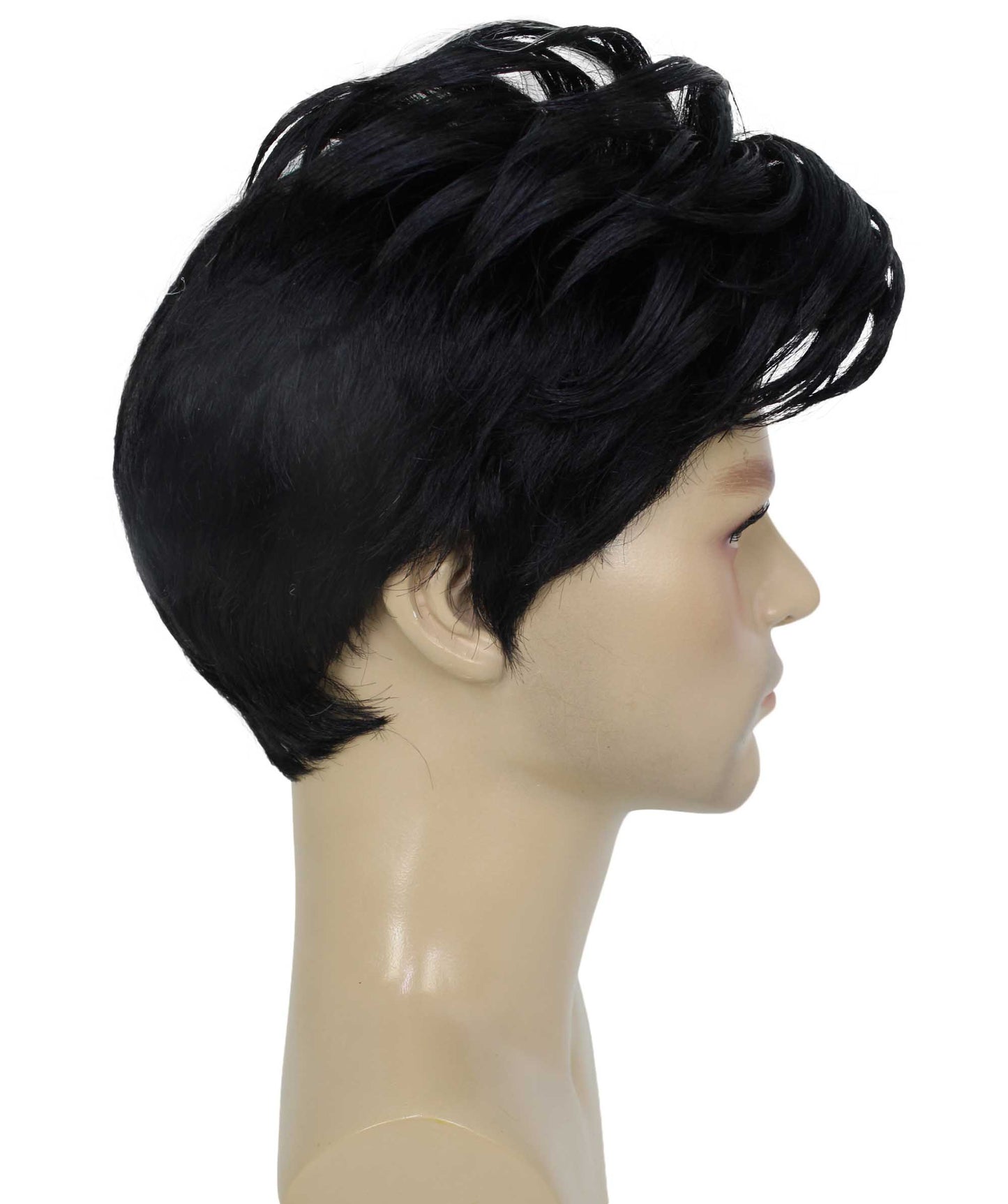 90's Rave Guy | Men's Short Gelled Middle Part | Halloween Wig | Multiple colors | Flame-Retardant Synthetic Fiber