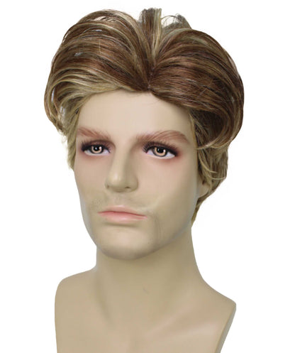 90's Rave Guy | Men's Short Gelled Middle Part | Halloween Wig | Multiple colors | Flame-Retardant Synthetic Fiber