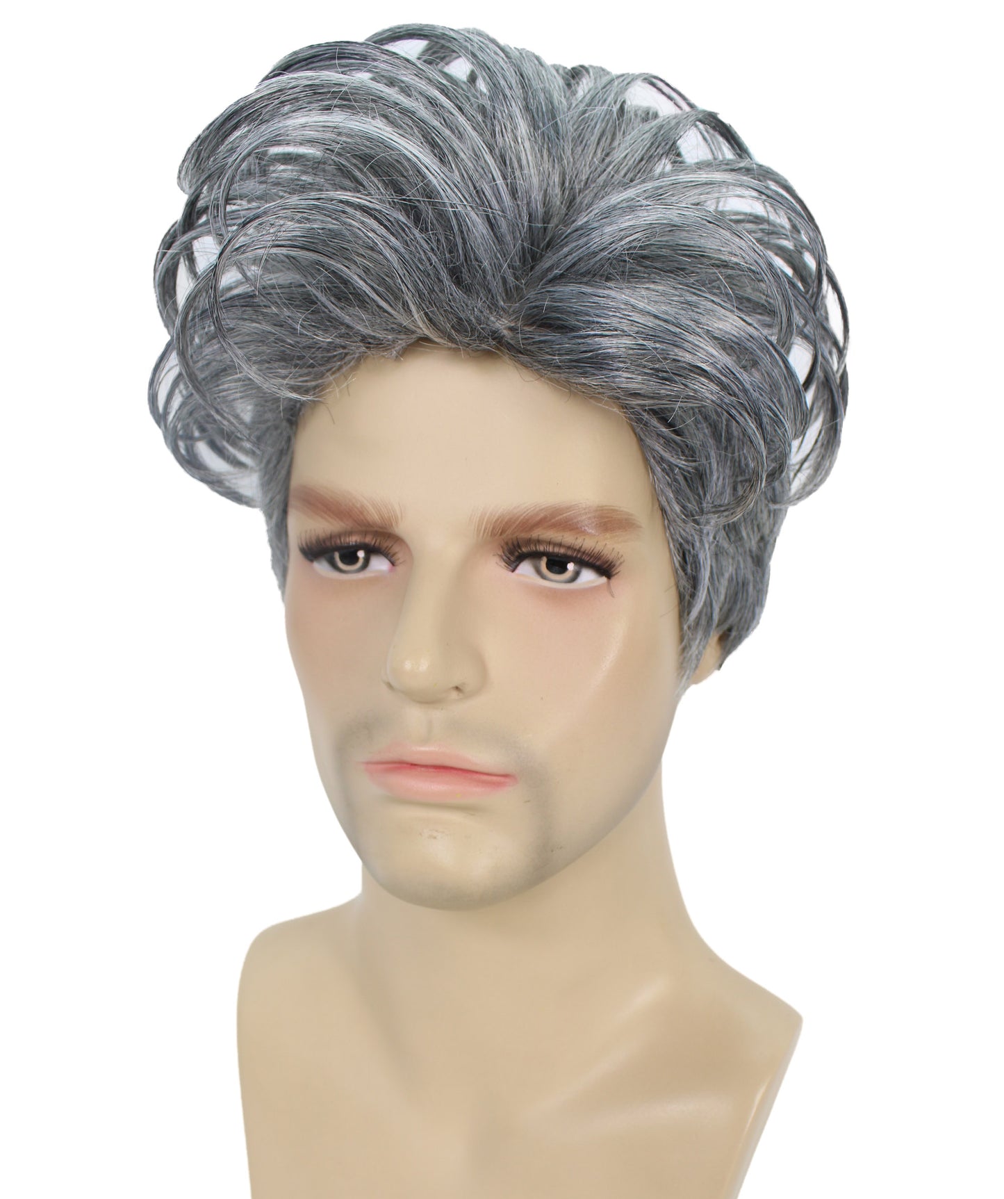 90's Rave Guy | Men's Short Gelled Middle Part | Halloween Wig | Multiple colors | Flame-Retardant Synthetic Fiber