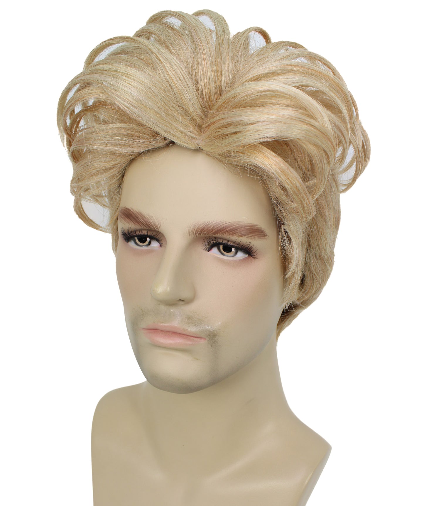 90's Rave Guy | Men's Short Gelled Middle Part | Halloween Wig | Multiple colors | Flame-Retardant Synthetic Fiber