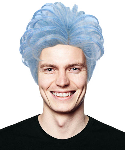 90's Rave Guy | Men's Short Gelled Middle Part | Halloween Wig | Multiple colors | Flame-Retardant Synthetic Fiber