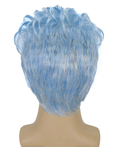 90's Rave Guy | Men's Short Gelled Middle Part | Halloween Wig | Multiple colors | Flame-Retardant Synthetic Fiber