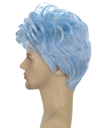 90's Rave Guy | Men's Short Gelled Middle Part | Halloween Wig | Multiple colors | Flame-Retardant Synthetic Fiber