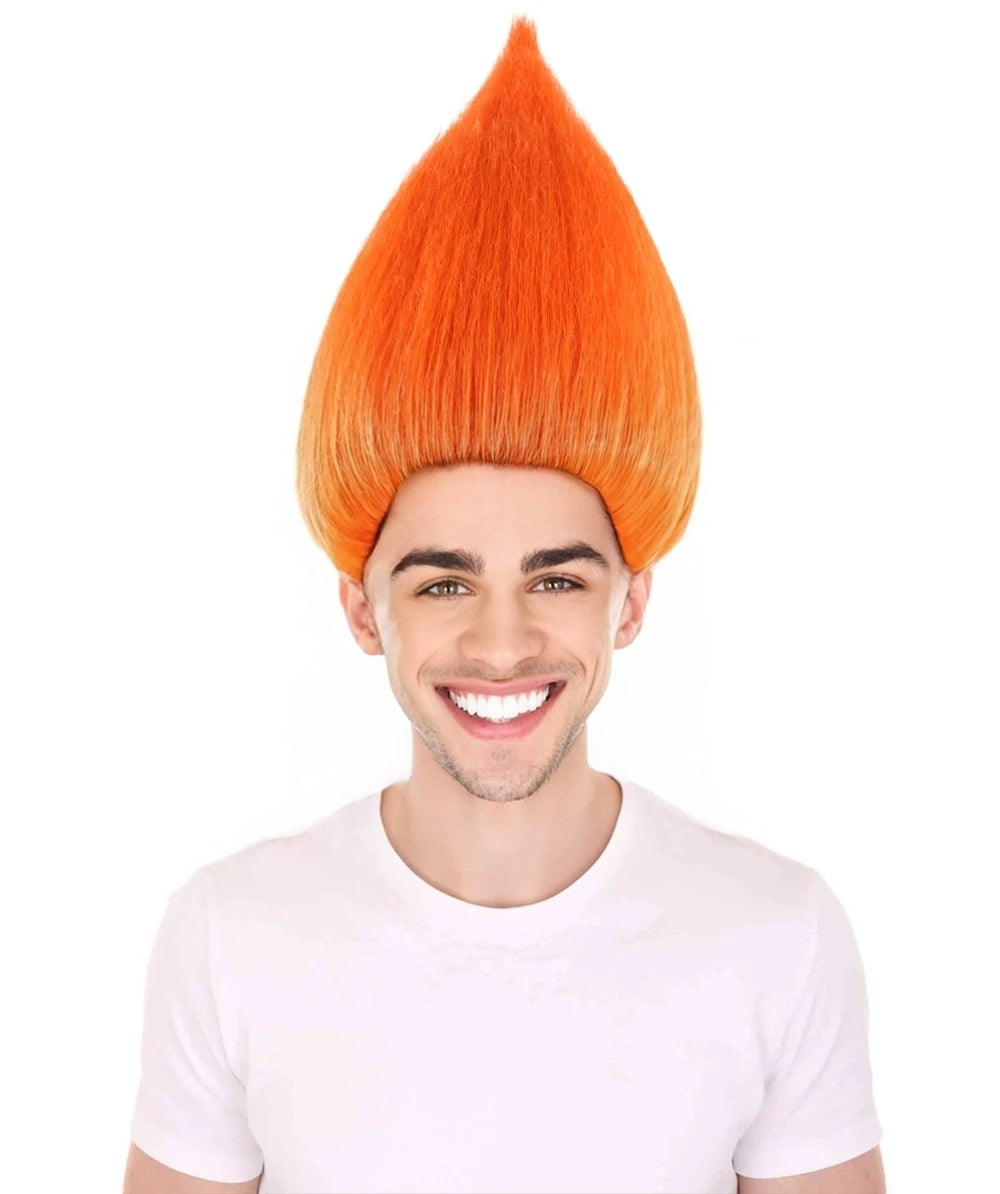 Unisex Troll Wig Collection , Assorted Colors Lots of Color Choices , Premium Breathable Capless Cap