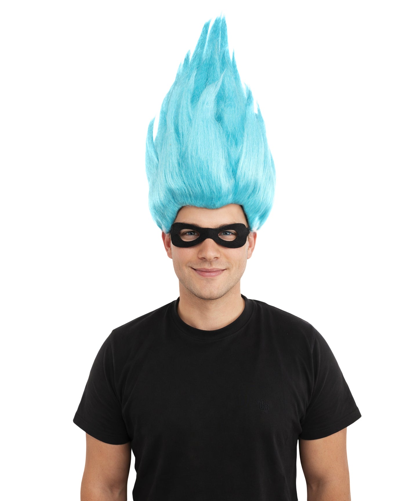 HPO Animated Movie Supervillain Wig , Troll Wig , Premium Breathable Capless Cap