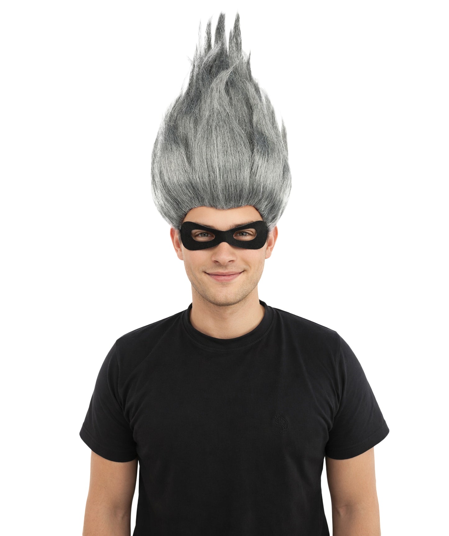 HPO Animated Movie Supervillain Wig , Troll Wig , Premium Breathable Capless Cap