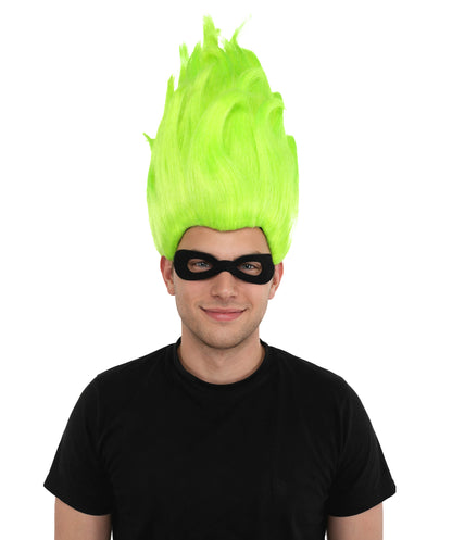 HPO Animated Movie Supervillain Wig , Troll Wig , Premium Breathable Capless Cap
