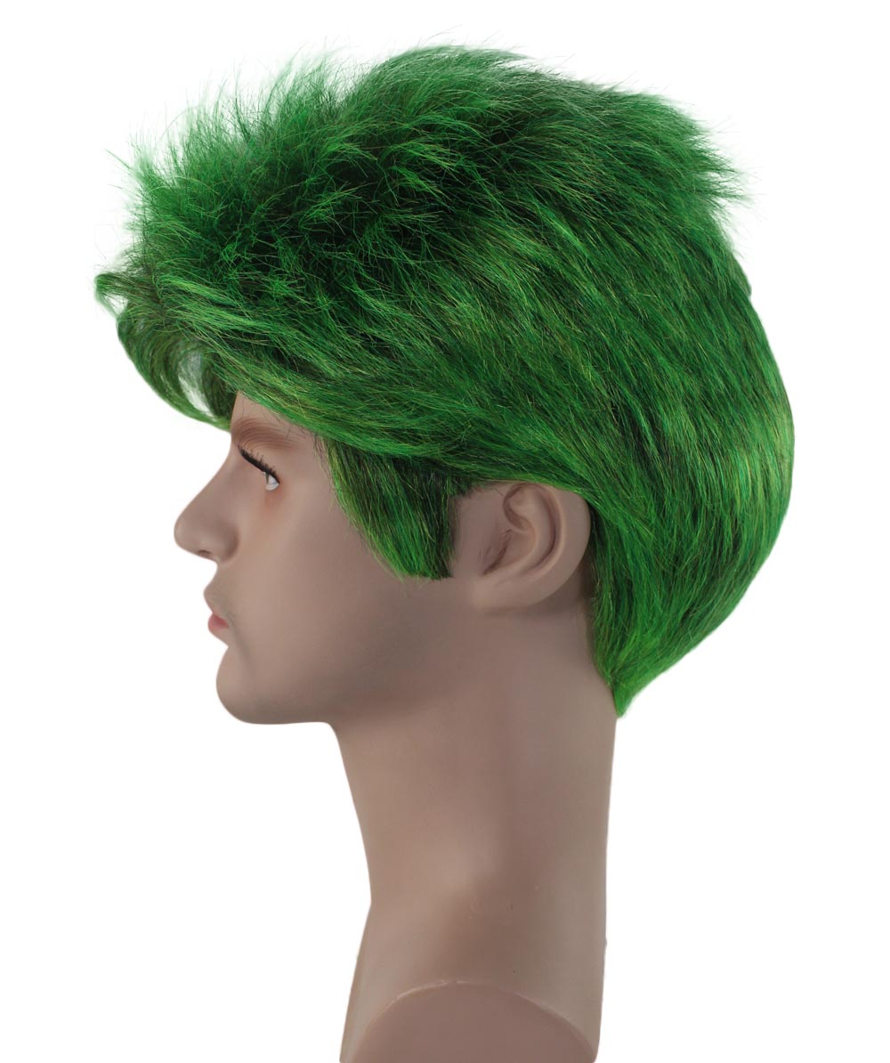 Beast Wig | Green TV/Movie Wigs | Premium Breathable Capless Cap