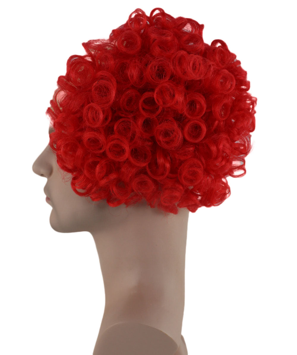 Clown Red Scary Wig | Horror TV/Movies Wigs| Flame-Retardant Synthetic Fiber