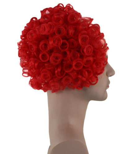 Clown Red Scary Wig | Horror TV/Movies Wigs| Flame-Retardant Synthetic Fiber