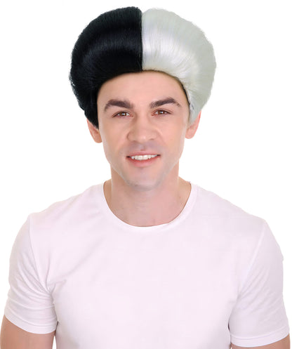 Korean Dictator Wig , Black Celebrity Wigs , Premium Breathable Capless Cap. Synthetic Fiber