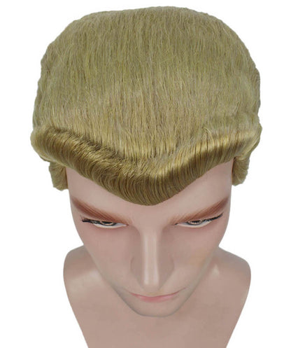 Men's Movie Wig | Gold TV/Movie Wigs | Premium Breathable Capless Cap