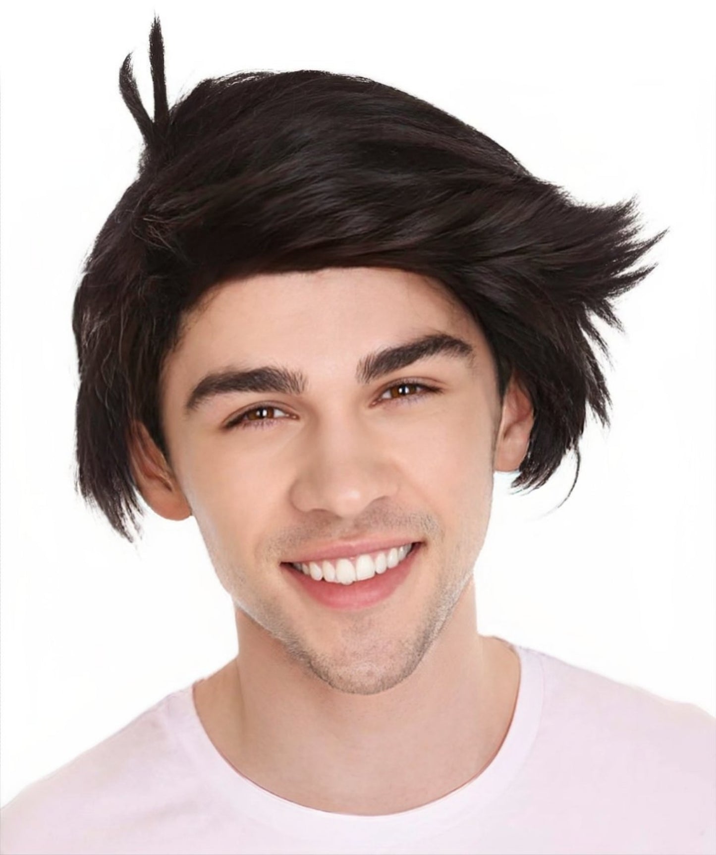 Caveman Wig | Black TV/Movie Wigs | Premium Breathable Capless Cap