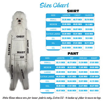 Unisex Hairy Warrior Ape Military Leader Resistance Fighter Multiple Colors Option Cosplay Costume and Wigs Bundle