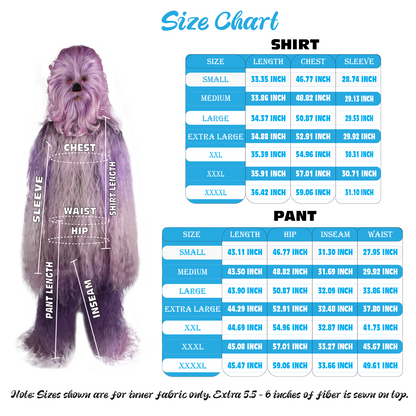 Unisex Long Hairy Warrior Ape Military Leader Resistance Fighter Multiple Colors Option Cosplay Costume and Wigs Bundle