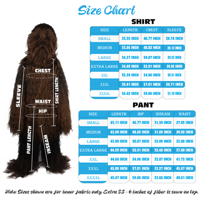 Unisex Long Hairy Warrior Ape Military Leader Resistance Fighter Multiple Colors Option Cosplay Costume and Wigs Bundle