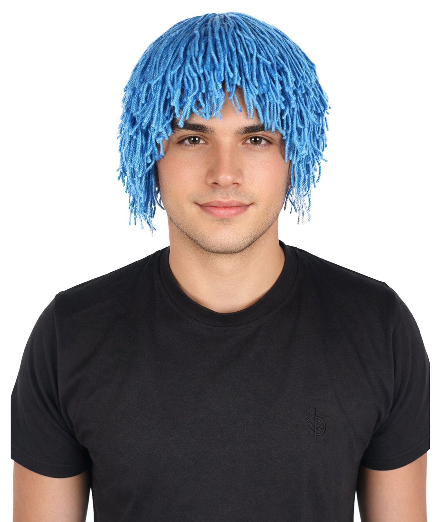 HPO Men's Medium Red Wig | Perfect for Halloween | Flame-retardant Wille Fiber