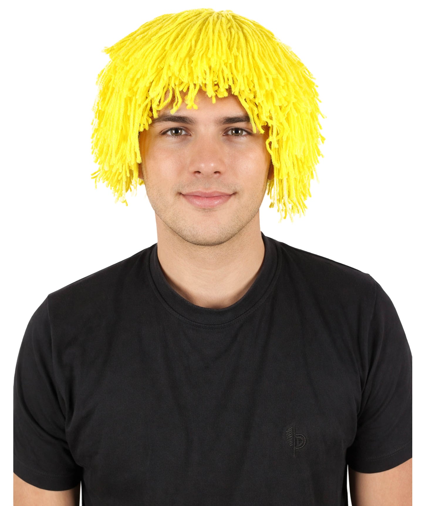 HPO Men's Medium Red Wig | Perfect for Halloween | Flame-retardant Wille Fiber