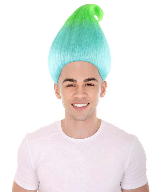 Unisex Teen Troll Wig | Premium Breathable Capless Cap