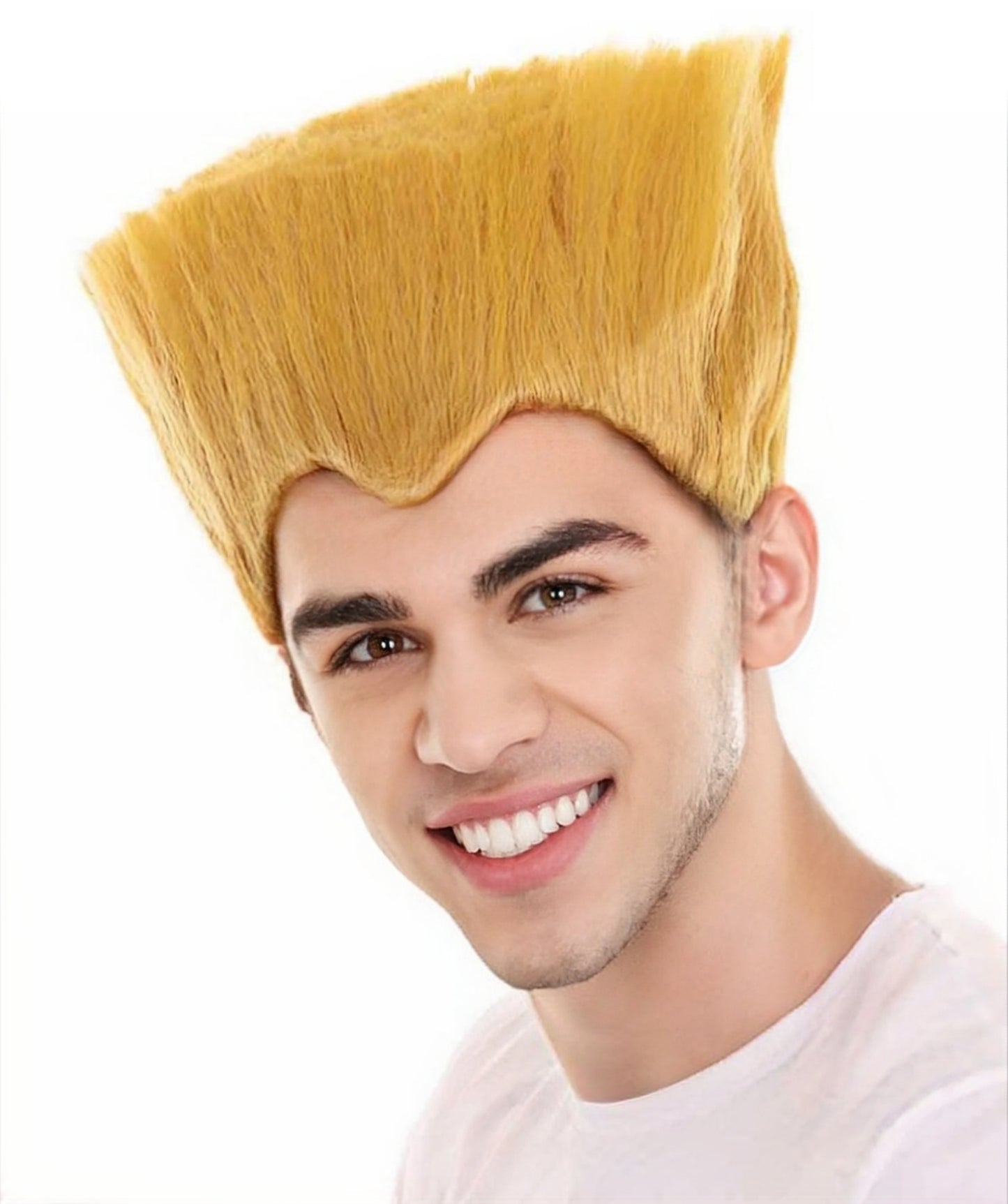 Fighter Game Fancy  Wig | Mens Short Length Electric Multiple Color Straight Spiked Fancy  Wig