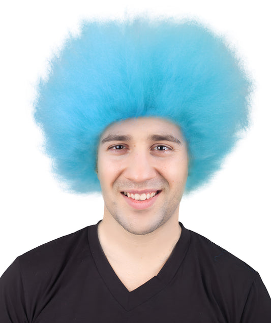 Dr Seuss Thing 1 & 2 | Men's Blue Color Straight Short Thing Wig