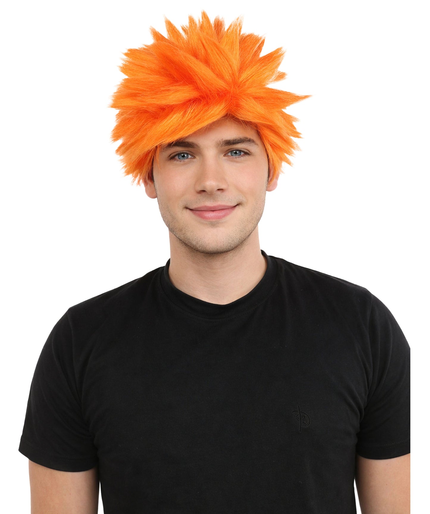 HPO Adult Men's Japanese Superhero Manga Spiky Wig |  Multi Color Options