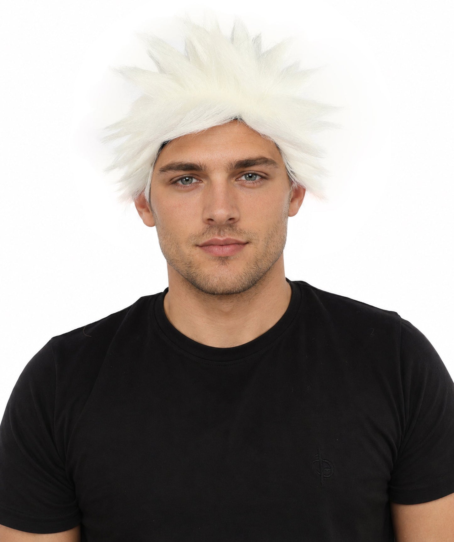 HPO Adult Men's Japanese Superhero Manga Spiky Wig |  Multi Color Options