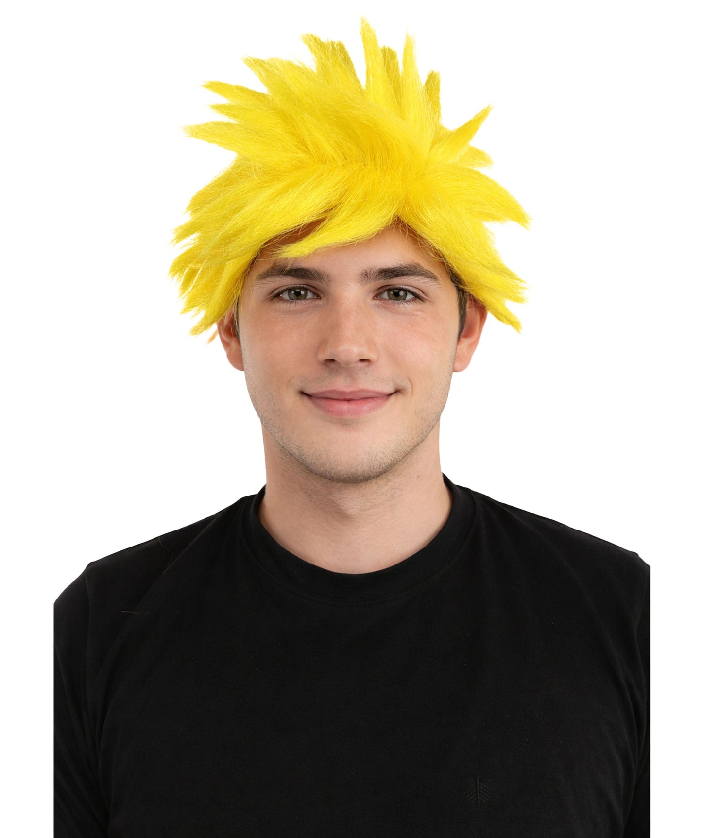 HPO Adult Men's Japanese Superhero Manga Spiky Wig |  Multi Color Options