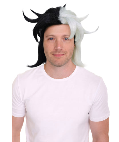 HPO Unisex Anime Role-playing Game Multiple Color Wig with Ponytail