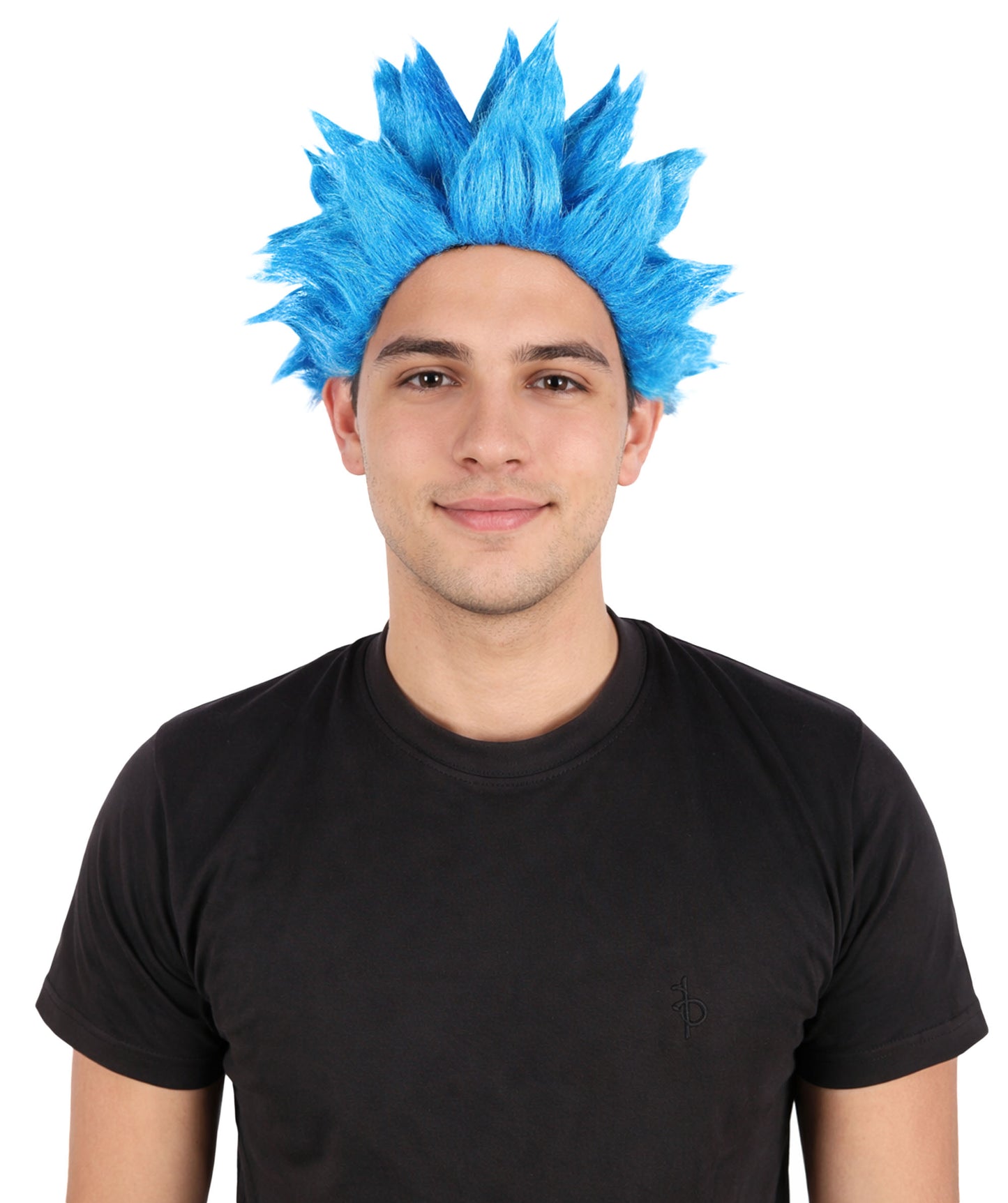 HPO Men’s Anime Young Ninja Nine Tail Yellow Blonde Spiky Wig