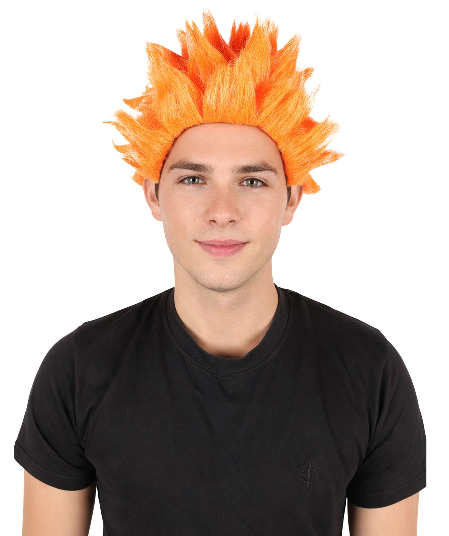 HPO Men’s Anime Young Ninja Nine Tail Yellow Blonde Spiky Wig