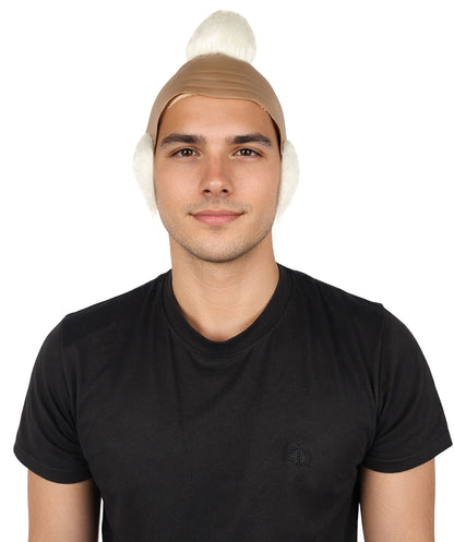 HPO Men’s Tough Black Guy T Mohawk Wig| Perfect for Halloween| Flame-retardant Synthetic Fiber