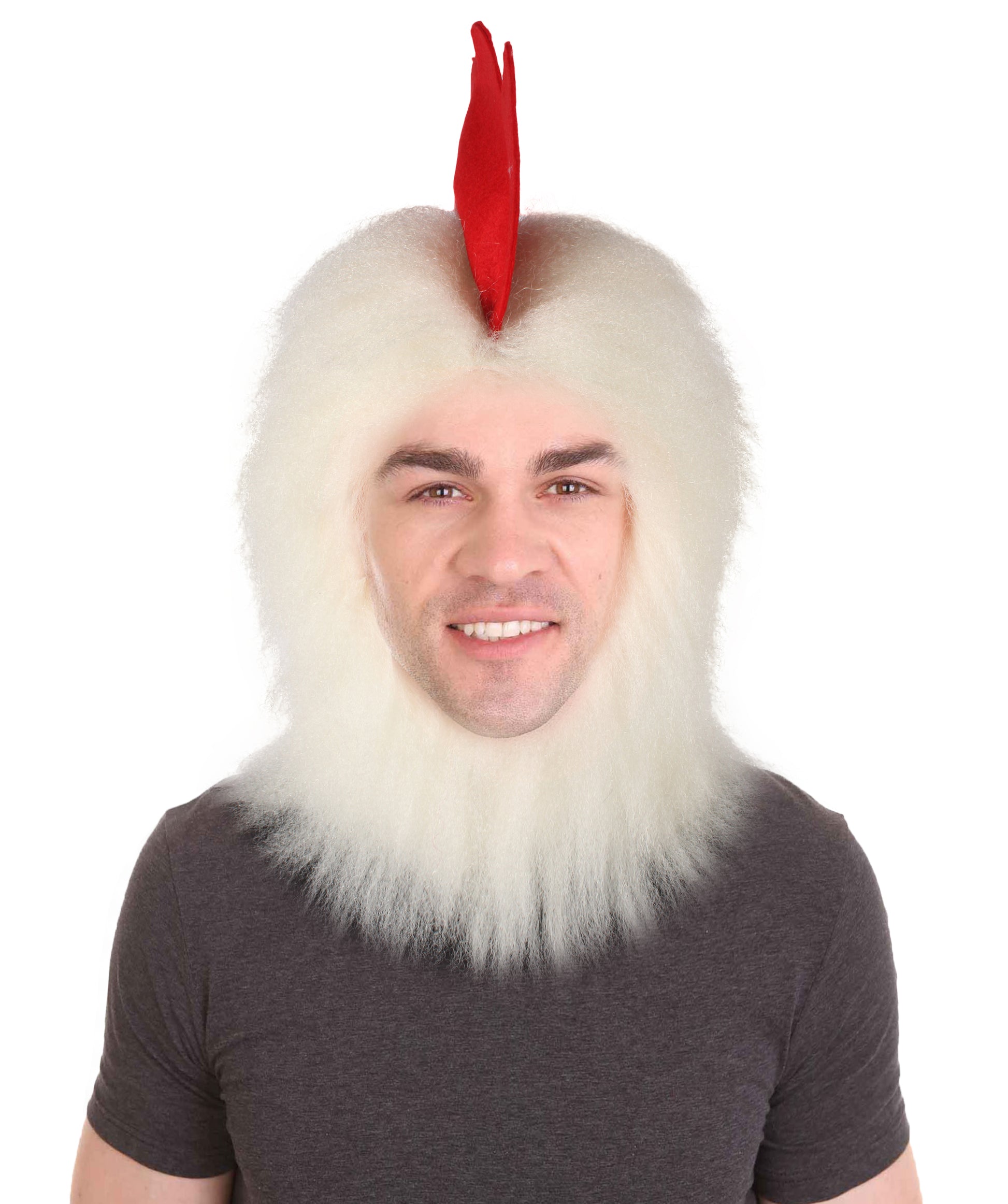 Unisex White Chicken Mask