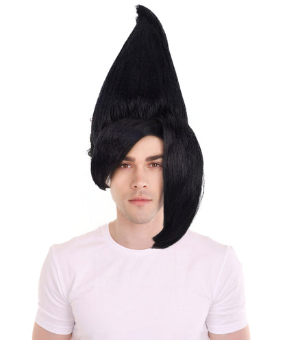 HPO Adult Men's Tv Musical Movie Troll Spiked Wig | Multicolor Options | Flame-retardant Synthetic Fiber