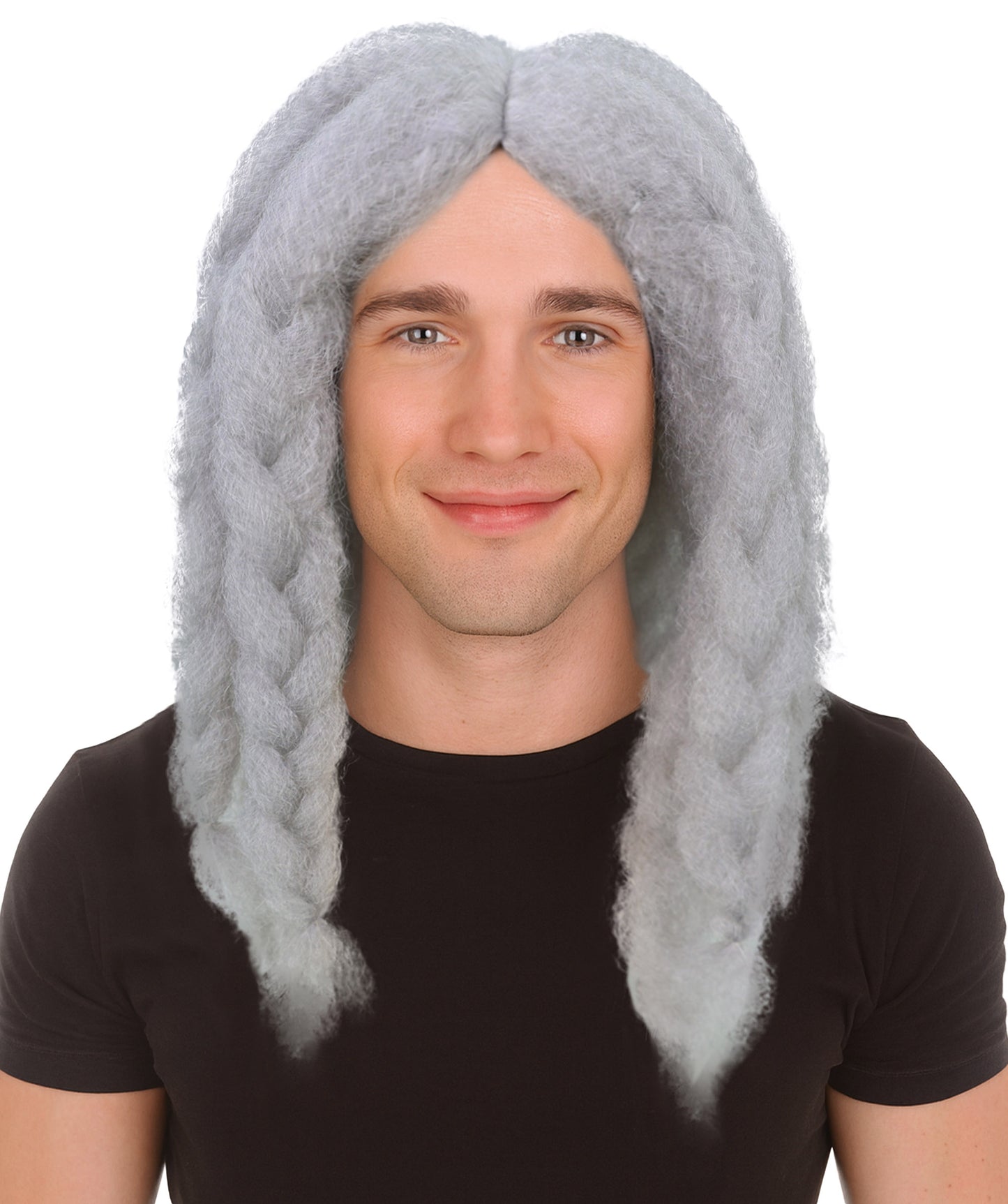 HPO Men's Famous Singer Black Dreadlocks Wig | Halloween Wig | Flame-retardant Synthetic Fiber