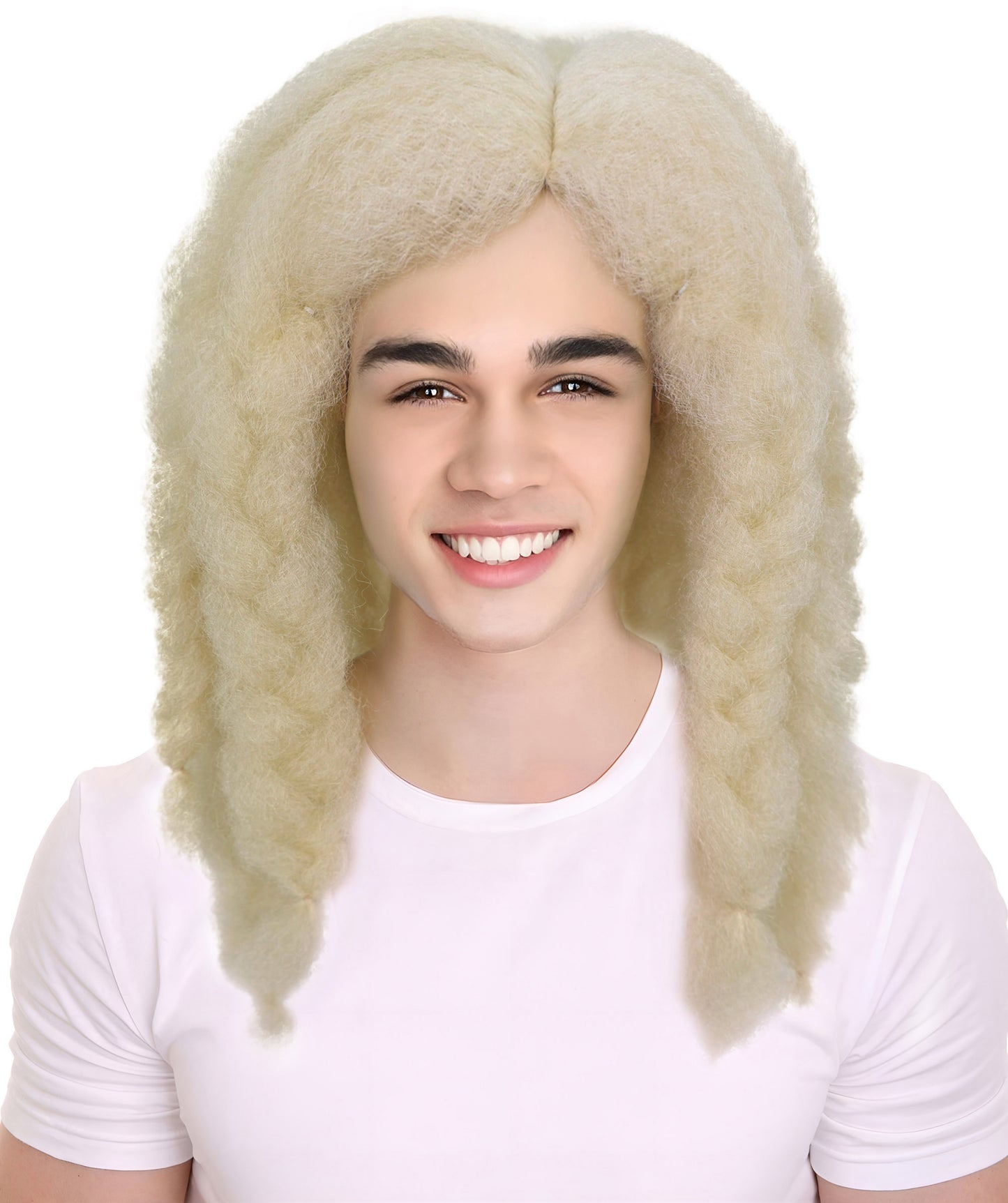 HPO Men's Famous Singer Black Dreadlocks Wig | Halloween Wig | Flame-retardant Synthetic Fiber