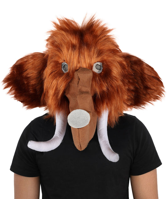 HPO Unisex Elephant Fur Costume – Plush and Cozy Animal Outfit – Perfect for Halloween and Cosplay Parties, Stage Performances – Soft Durable and Realistic Elephant Design!