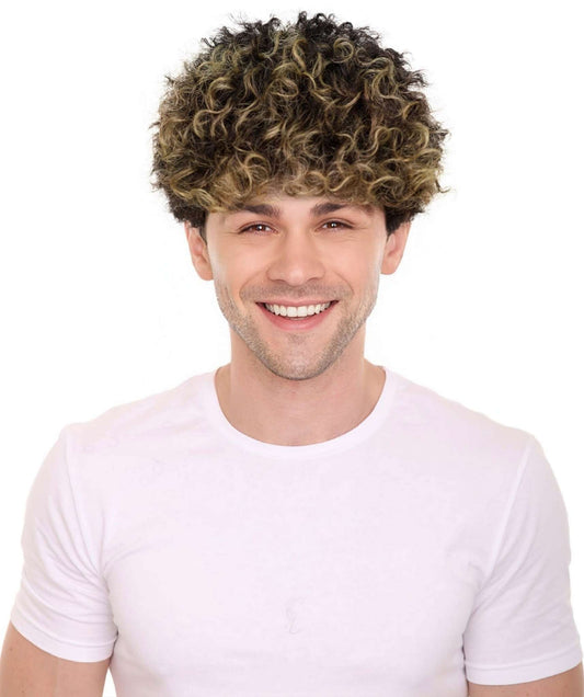 Men Lamine Yamal Spanish Footballer Curly Multiple Wigs | Show Support for One of Spain's Brightest Talents | Premium Breathable Capless Cap