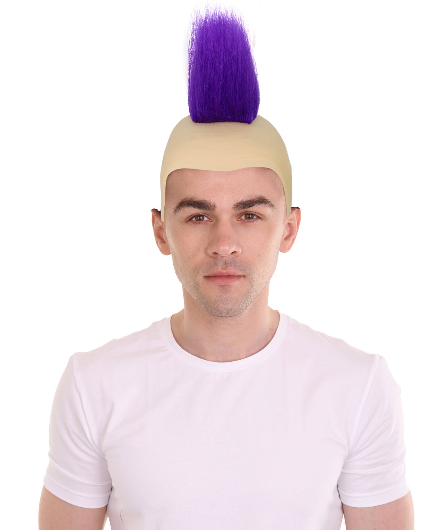 HPO Adult Sports Enthusiast Wig & T-Shirt Bundle | Vibrant Style & Comfort for Game Days | Suitable Shirt and Wig for sports