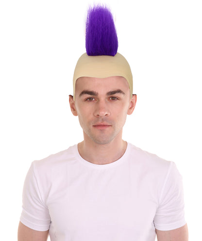 HPO Adult Sports Enthusiast Wig & T-Shirt Bundle | Vibrant Style & Comfort for Game Days | Suitable Shirt and Wig for sports