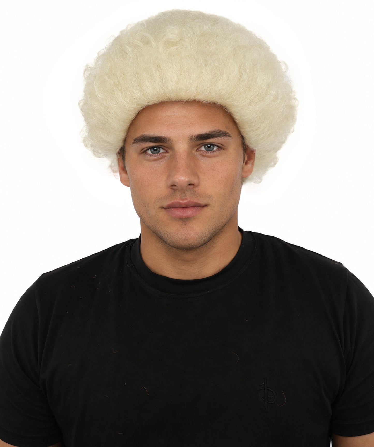 HPO Men's Wild Rocker Wig | Multicolor Options | Voluminous Frizzy Heavy Metal Hair, Two Tone Gradient & Breathable Cap | Halloween, Rock Troll Roleplay, 80s Costume, Theater & Concert Events