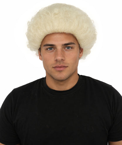 HPO Men's Wild Rocker Wig | Multicolor Options | Voluminous Frizzy Heavy Metal Hair, Two Tone Gradient & Breathable Cap | Halloween, Rock Troll Roleplay, 80s Costume, Theater & Concert Events