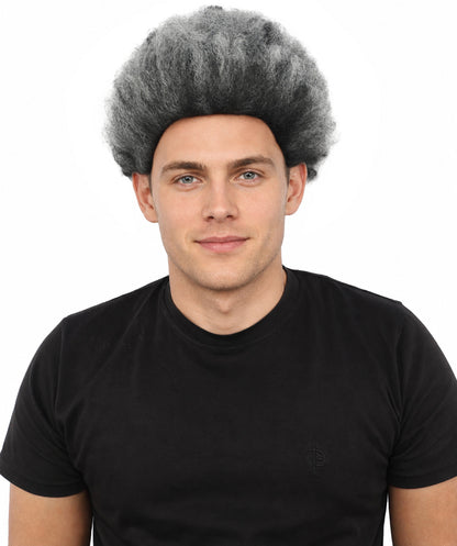 HPO Men's Wild Rocker Wig | Multicolor Options | Voluminous Frizzy Heavy Metal Hair, Two Tone Gradient & Breathable Cap | Halloween, Rock Troll Roleplay, 80s Costume, Theater & Concert Events