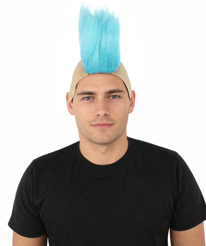 HPO Adult Men’s Spiky Wig | Multicolor Options | Cosplay, and Themed Events | Bold, High-Volume Style for Character Transformation
