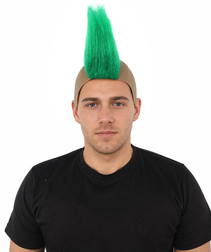HPO Adult Men’s Spiky Wig | Multicolor Options | Cosplay, and Themed Events | Bold, High-Volume Style for Character Transformation