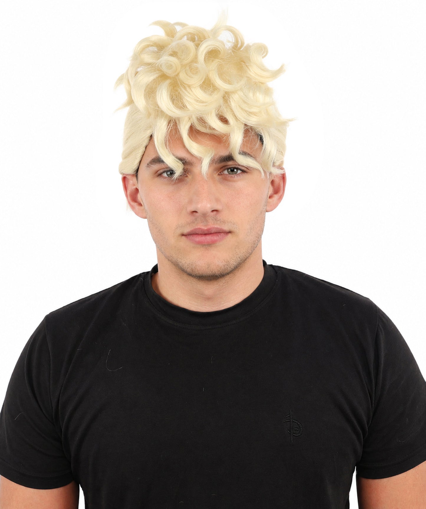 HPO Men’s Dark Brown Wig | Messy, Textured Look for Casual, Fun Styles | Ideal for Halloween, Cosplay and Themed Parties
